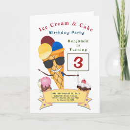 Tarjeta Diversión de fiesta de cumpleaños infantil