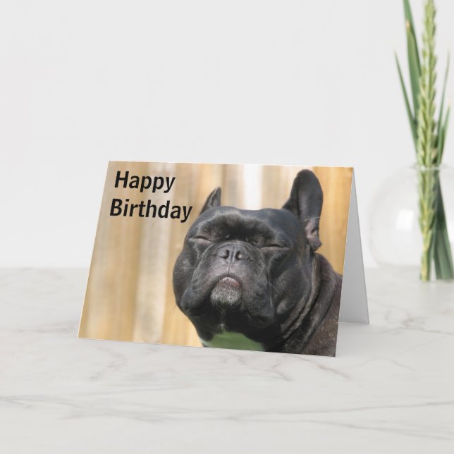 Tarjeta Diversión del feliz cumpleaños - París Merille (Anverso)