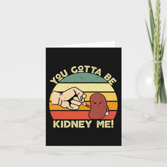 Tarjeta Diversión del trasplante de enfermedad Donante de  (Anverso)