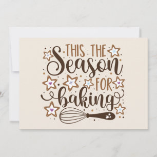 Tarjeta Diversión Es la Temporada para Diseño de Reposterí