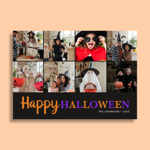 Tarjeta Diversión Feliz Halloween 12 Foto Moderno