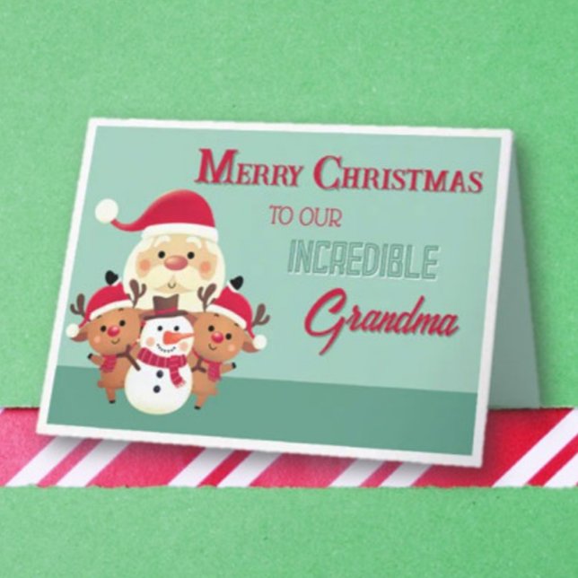 Tarjeta ¡Diversión! Feliz Navidad Abuela (Subido por el creador)