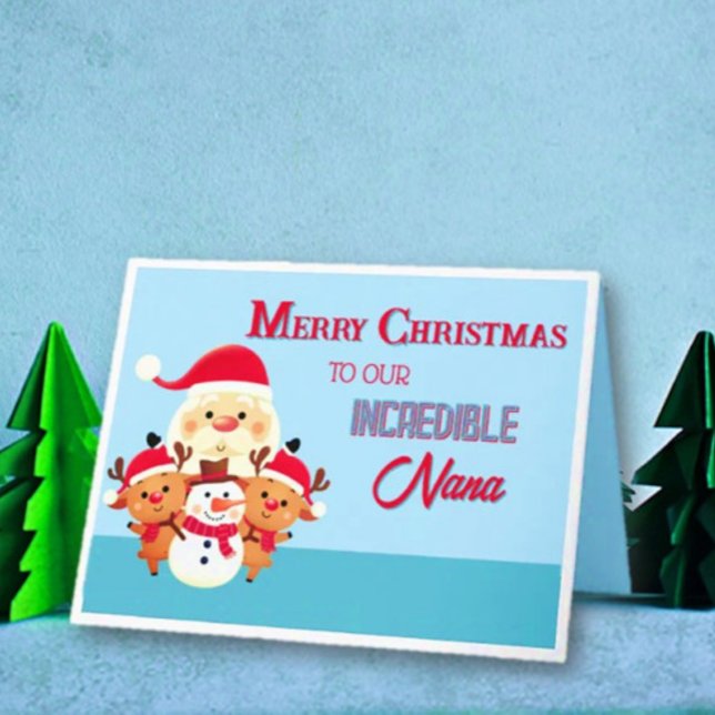 Tarjeta ¡Diversión! Feliz Navidad Nana (Subido por el creador)