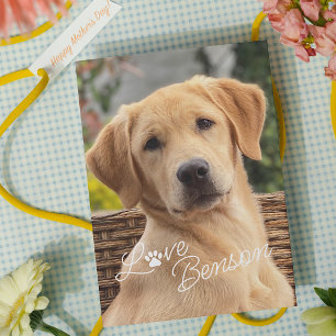 Tarjeta Diversión Mi mejor amiga Imagen Amor Paw Imprimir