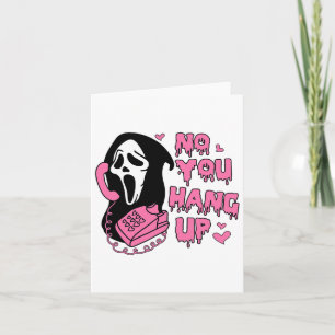 Tarjeta Diversión No Cuélgue Primero Llamada Fantasma Hola