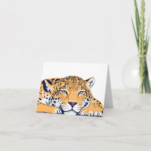 Tarjeta Diversión Relajante Del Dormitorio De Animales Ado