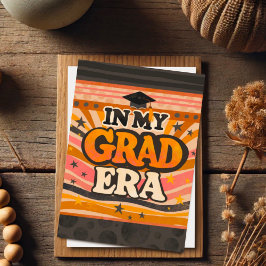 Tarjeta Diversión Retro Elegante En Mi Cita De La Era Grad