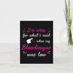 Tarjeta Diversión T1D Diabética Tipo 1 Diabetes Diabetes A