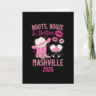 Tarjeta Diversión Viaje de Amigas en Nashville 2026 Vacaci