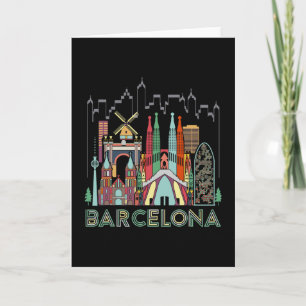 Tarjeta Diversión Viaje España Rcelona Regalo de Vacacione