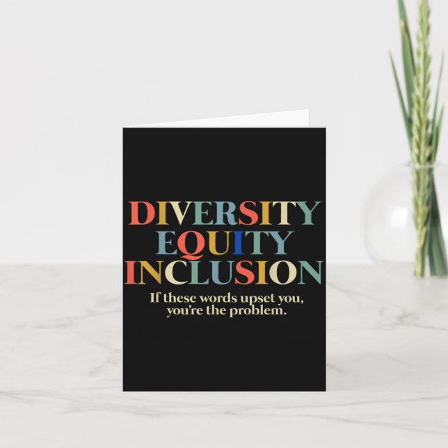 Tarjeta Diversity Equity Inclusion  (Anverso)