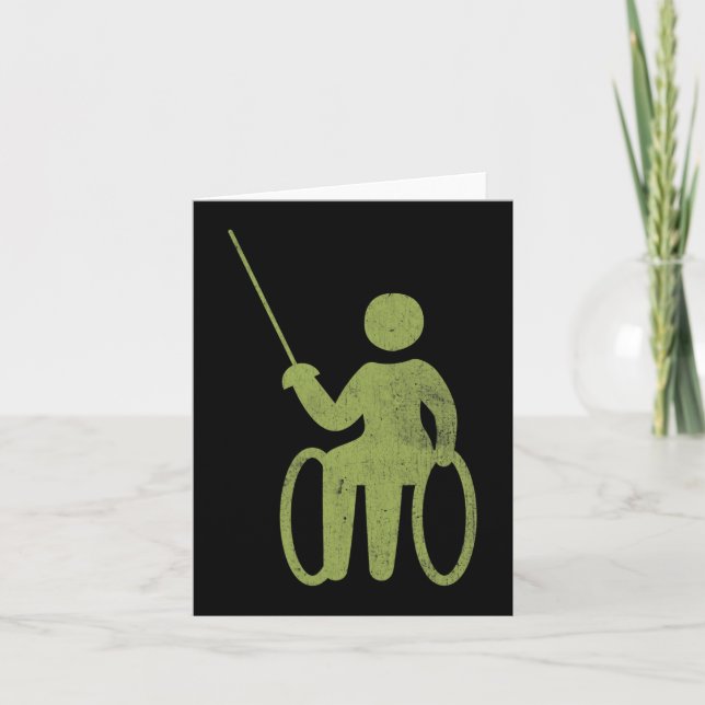 Tarjeta Diversos dichos para usuarios de sillas de ruedas  (Anverso)