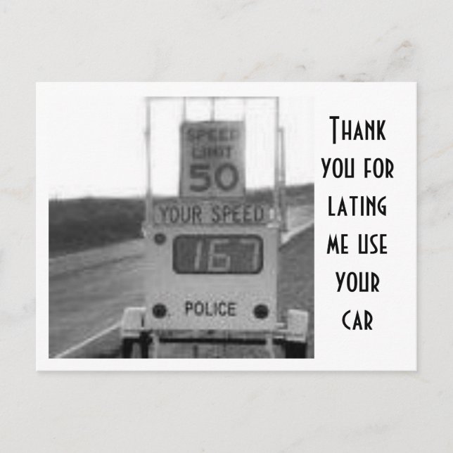 tarjeta divertida (Anverso)