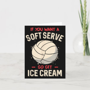 Tarjeta Divertida Camisa De Voleibol Para Chicas Adolescen