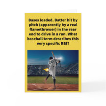 Divertida Carrera De Un Pun En Saludo De Béisbol