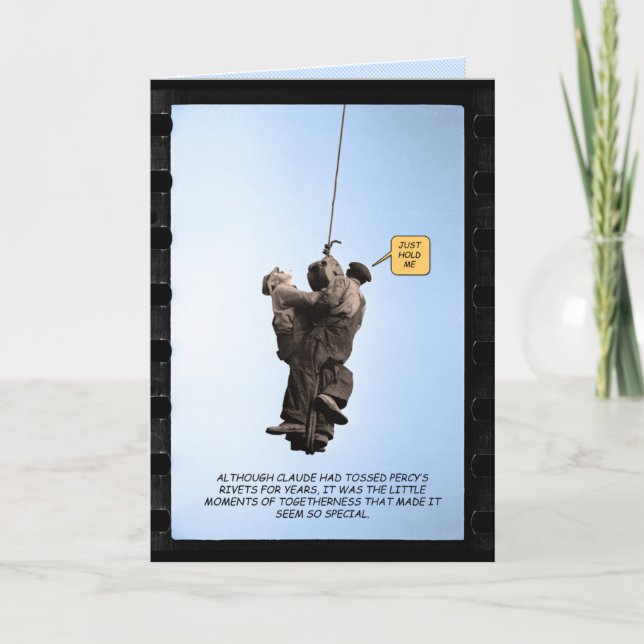 Tarjeta divertida - Claude y Percy (Anverso)