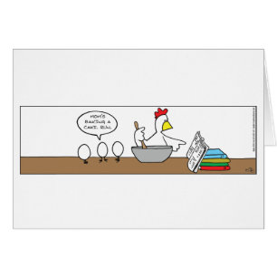 Tarjeta divertida - Cocina de pollo madre
