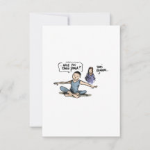 Tarjeta divertida contra el cáncer "hippie-cratic"