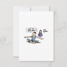 Tarjeta divertida contra el cáncer "hippie-cratic"