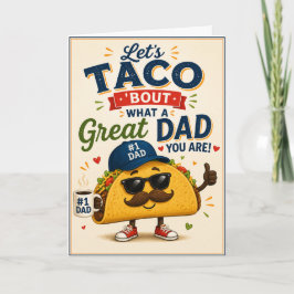Tarjeta divertida de agradecimiento al papá con te