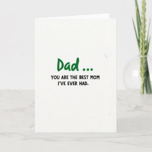 Tarjeta divertida de agradecimiento para mamá