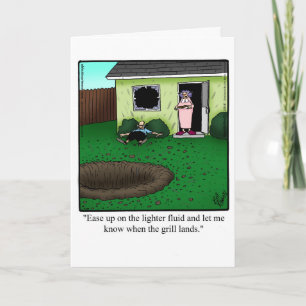 Tarjeta divertida de aniversario para él Spectickl