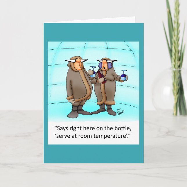 Tarjeta divertida de aniversario para ellos "Espec (Anverso)