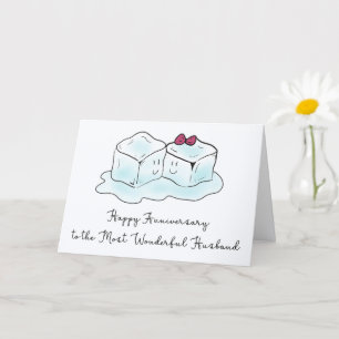 Tarjeta divertida de aniversario para esposo