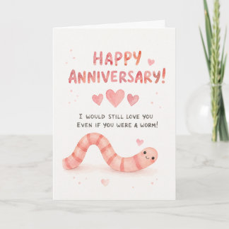 Tarjeta divertida de aniversario Te seguiré amando