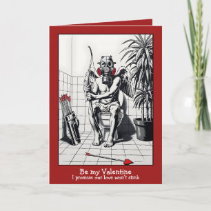 Tarjeta divertida de “Be My Valentine” – Estilo es