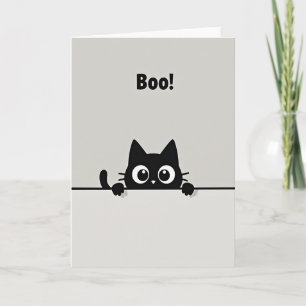 Tarjeta divertida de Boo Peeker