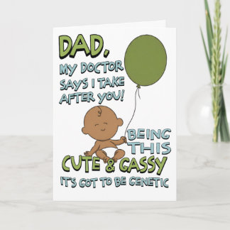 Tarjeta divertida de broma para el Día del Padre p