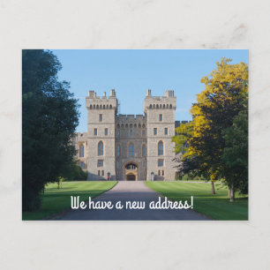 Tarjeta divertida de cambio de dirección