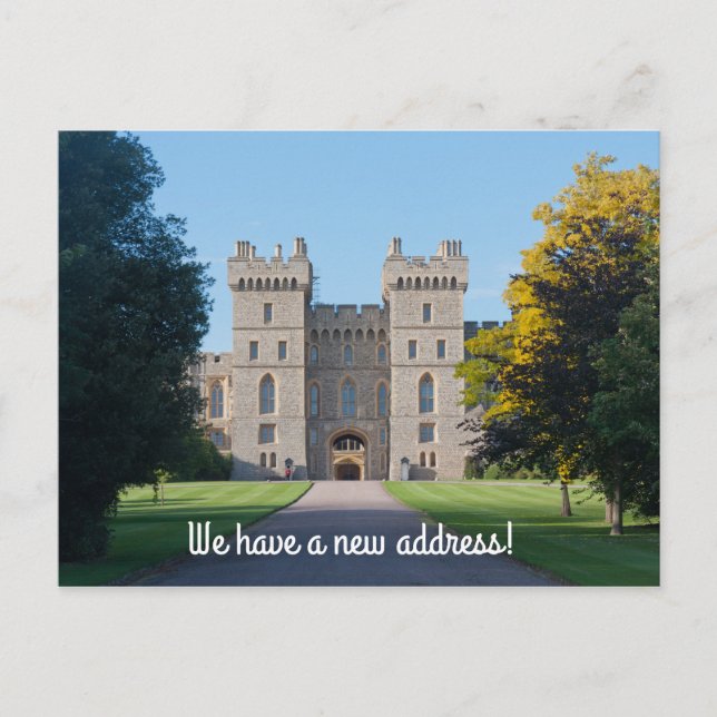 Tarjeta divertida de cambio de dirección (Anverso)