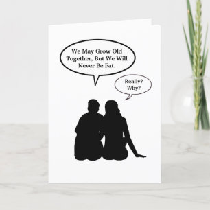 Tarjeta divertida de cocina romántica para parejas