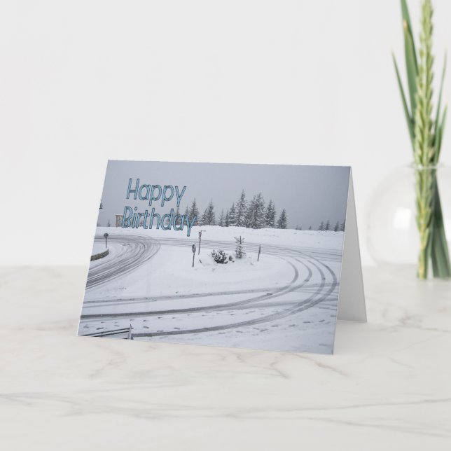 Tarjeta divertida de cumpleaños (Anverso)