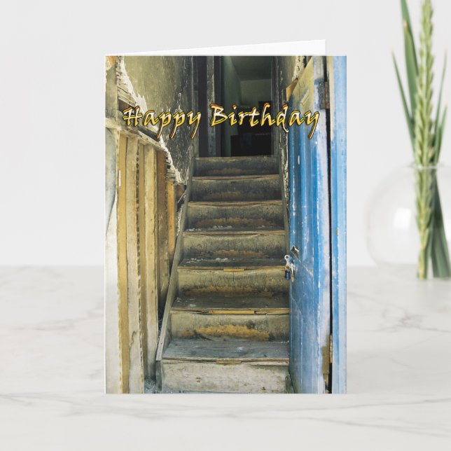 Tarjeta divertida de cumpleaños (Anverso)