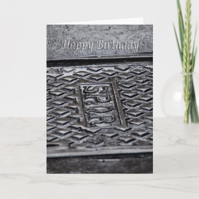 Tarjeta divertida de cumpleaños (Anverso)