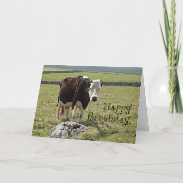 Tarjeta divertida de cumpleaños (Anverso)
