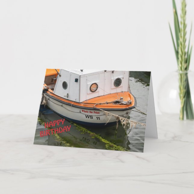 Tarjeta divertida de cumpleaños (Anverso)