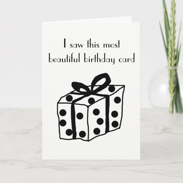 Tarjeta divertida de cumpleaños (Anverso)