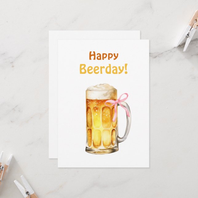 Tarjeta divertida de cumpleaños (Anverso/Reverso In Situ)