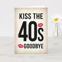 Tarjeta divertida de cumpleaños número 50, Adiós a