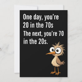 Tarjeta divertida de cumpleaños número 70 para pap