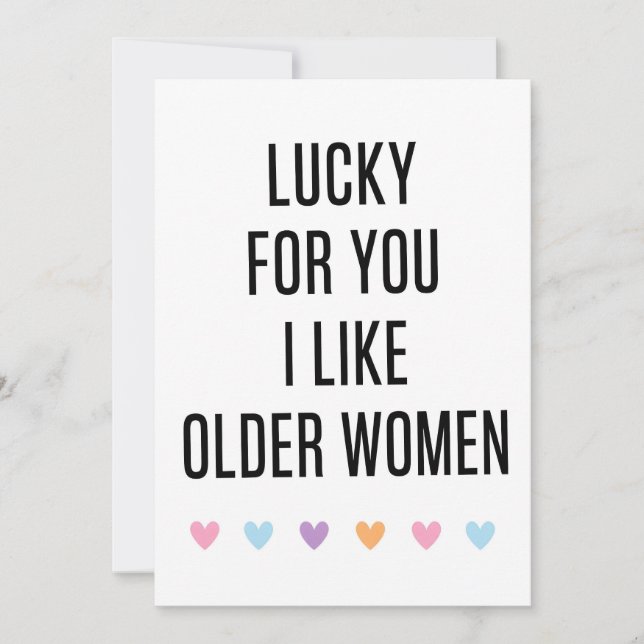 Tarjeta divertida de cumpleaños para aniversario d (Anverso)