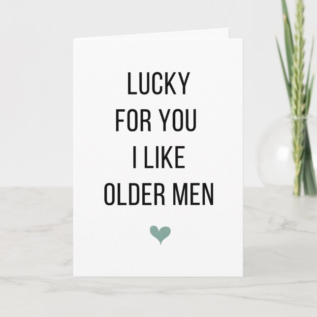 Tarjeta divertida de cumpleaños para aniversario d (Anverso)