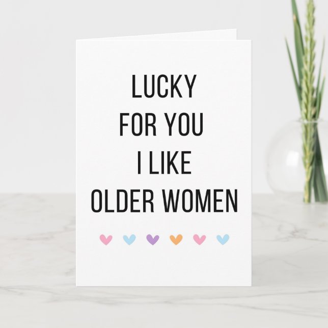Tarjeta divertida de cumpleaños para aniversario d (Anverso)
