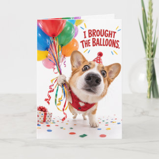 Tarjeta divertida de cumpleaños para Corgi | Humor
