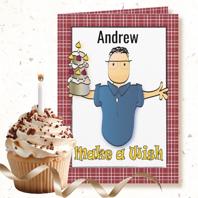 Tarjeta divertida de cumpleaños para él (Subido por el creador)