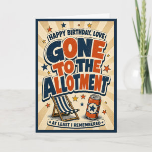 Tarjeta divertida de cumpleaños para el que se ha
